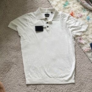 Elegant Cream Polo Shirt